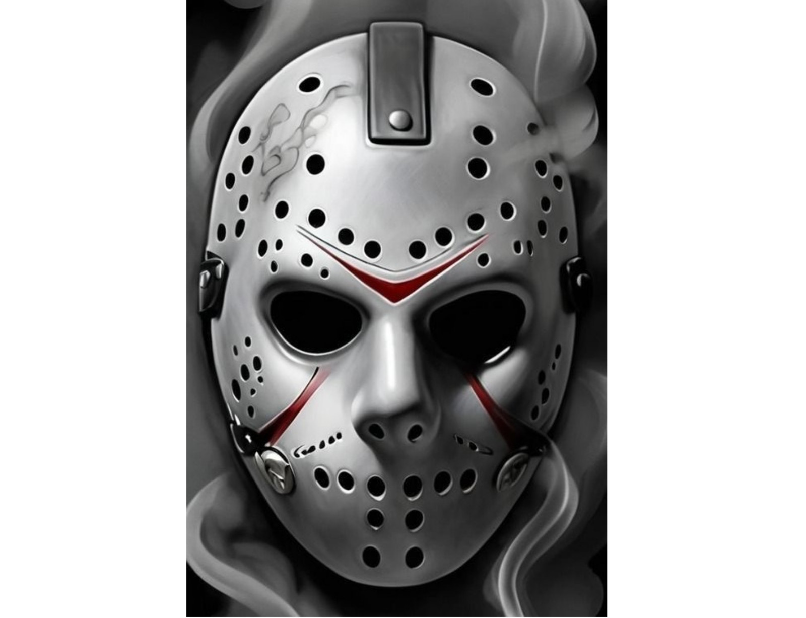 Jason Mask Decal Sticker Car Truck Wall Mirror Phone Tumbler Bumper Window