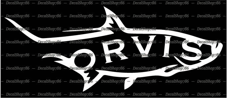 ORVIS Fishing/Hunting/Sporting Clothing-Gear – Vinyl Die-Cut Peel N' Stick Decal
