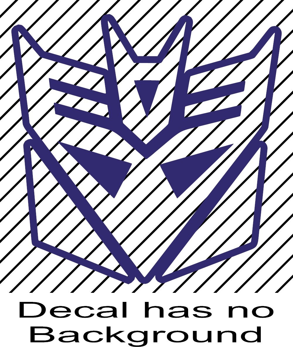Outlined Transformers Decepticon Decal Vinyl Sticker laptop helmet window wall