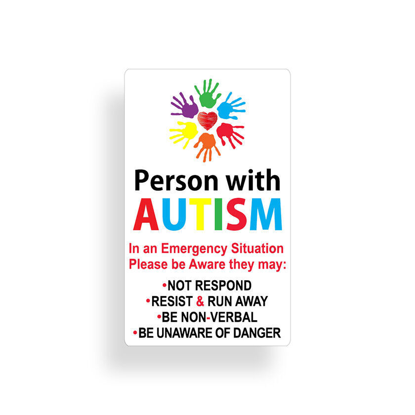 Person With Autism Sticker Decal