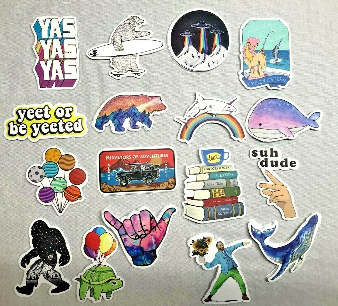 VSCO Humor Funny Decal / Sticker Decal Luggage Skateboard- Your Choice!3C