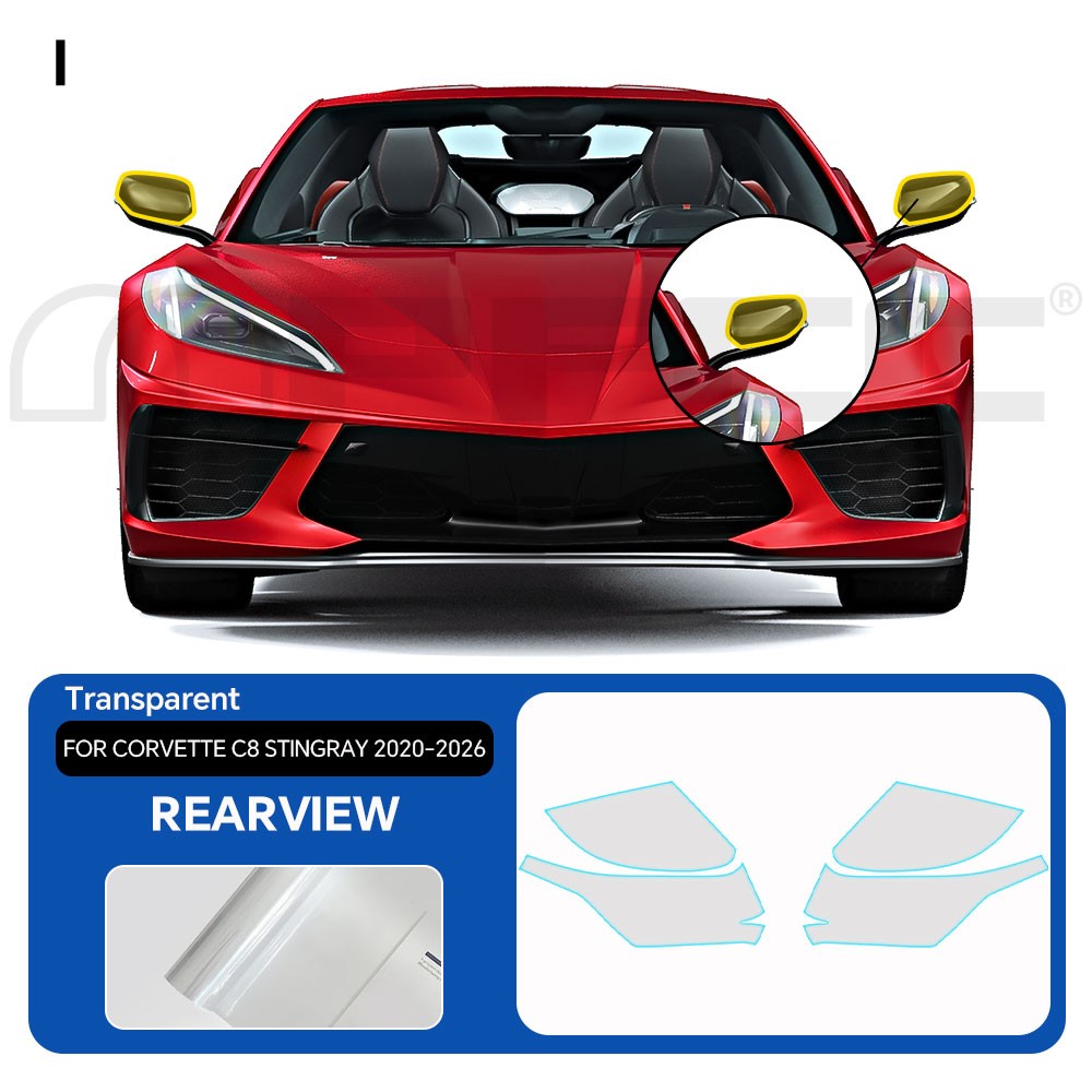 Corvette C8 Stingray 20-26 Full Car Kit Precut Paint Protection Film PPF TPU Bra
