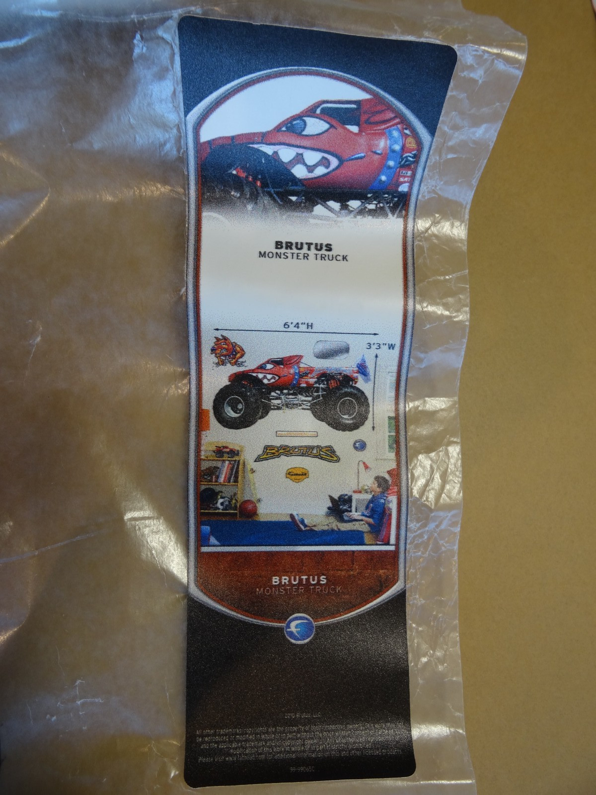 Brutus Monster Truck Removeable Wall Decals