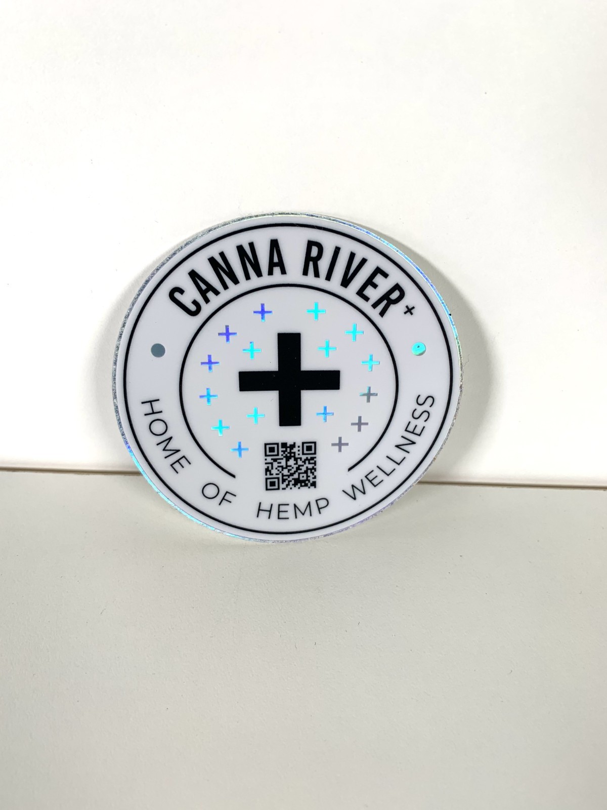 Lot of 11 Holographic Hemp Wellness Stickers Hippie Psychedelic Vibe Canna River