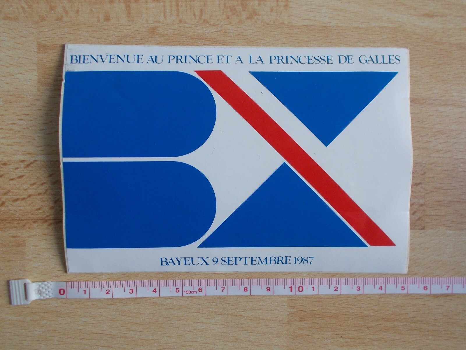 Welcome To The Prince And The Princess Of Wales – Bayeux 1987
