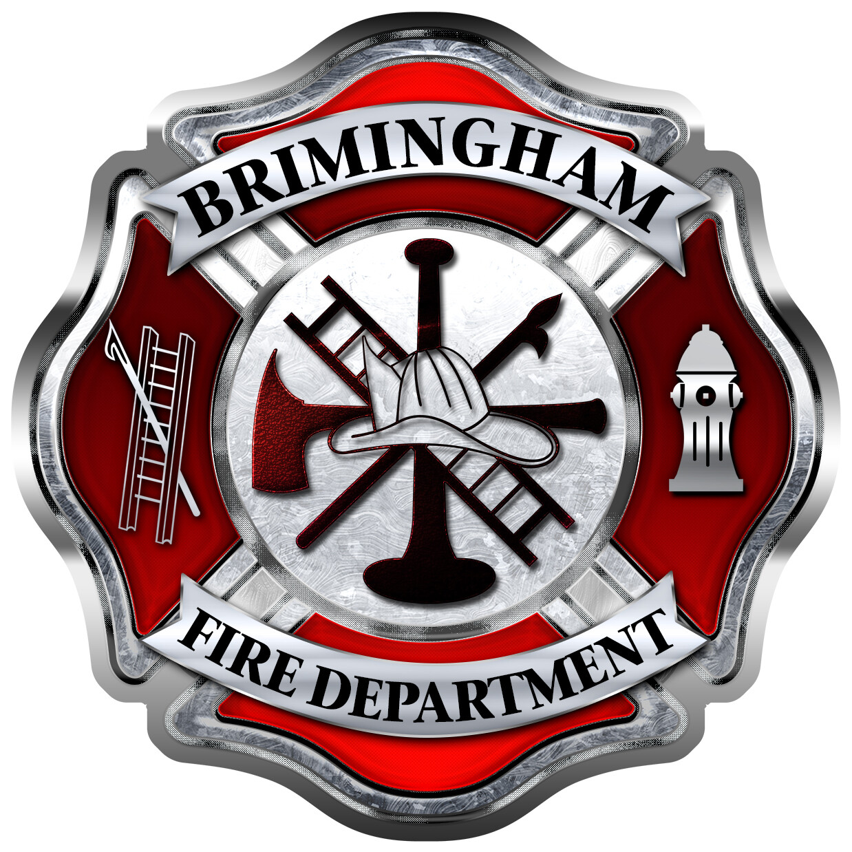 CUSTOM Firefighter Sticker – Personalized vinyl decal Car Truck Window Maltese