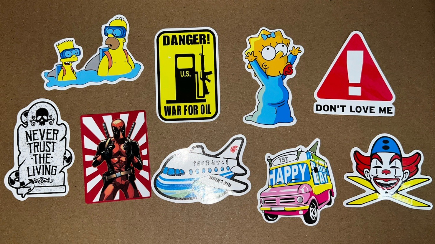 95 Vinyl Stickers – All Stickers Shown In Pictures