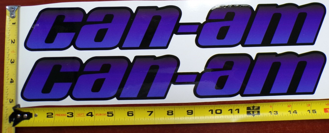 CAN-AM MAVERICK X3 R GRAPHIC DECAL STICKER USA MADE BLACK PURPLE GRADIENT THICK