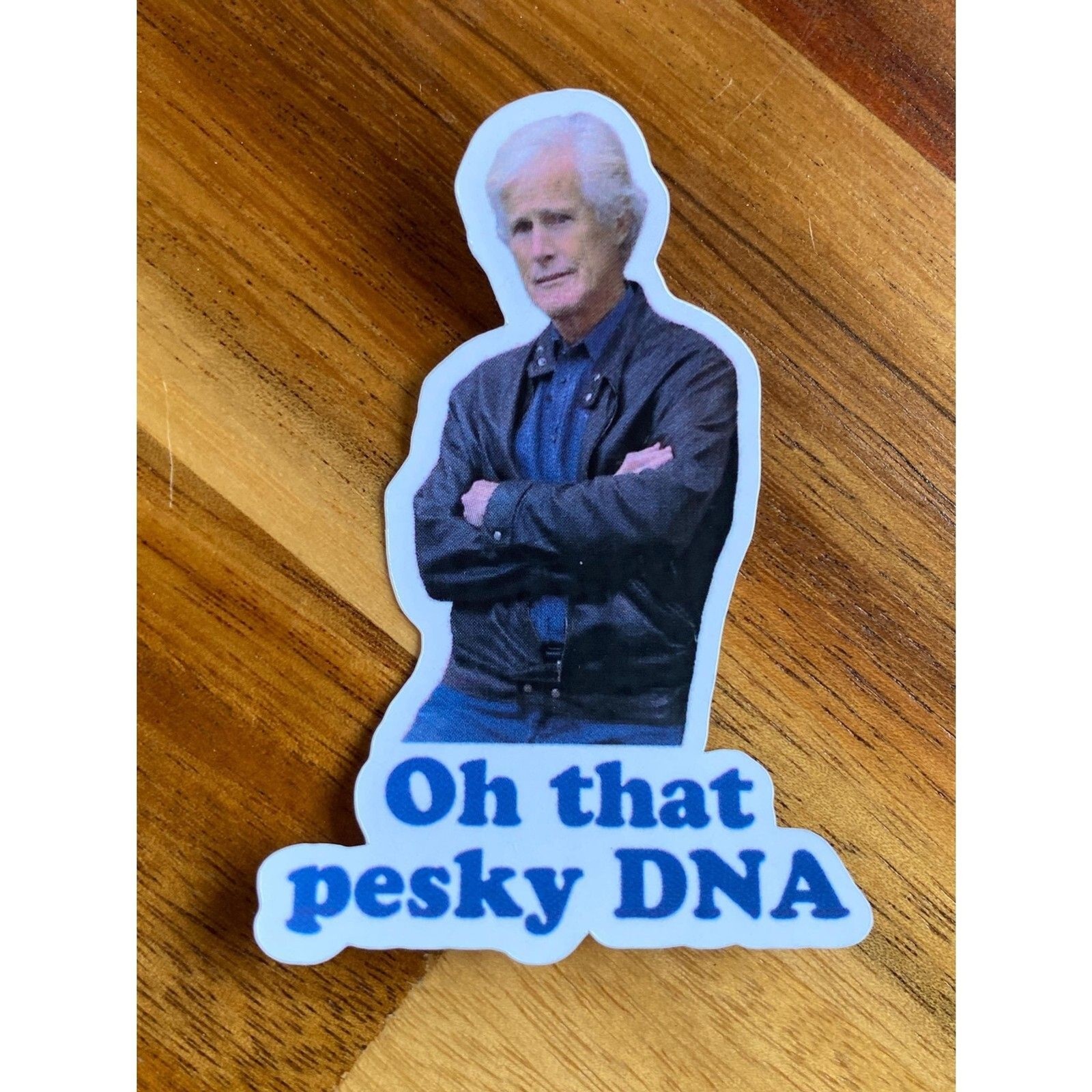 Dateline Inspired Keith Morrison Sticker True Crime Gift Pesky DNA Sticker