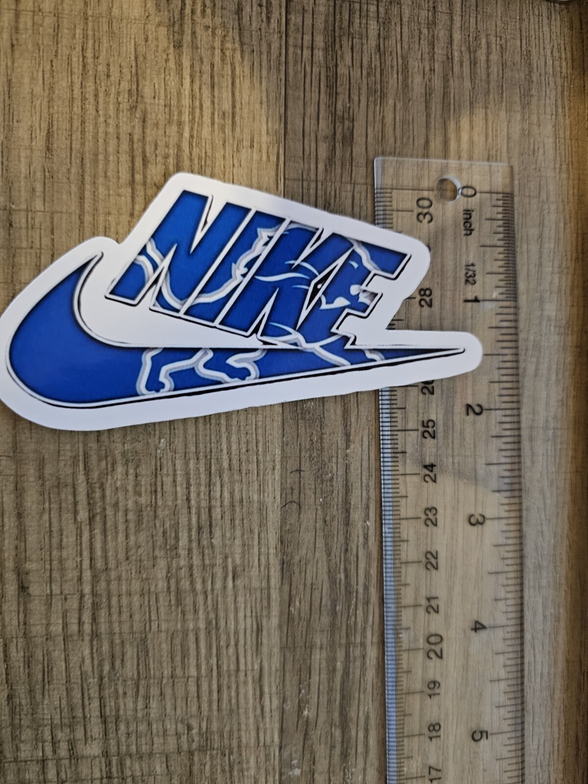Detriot Lions Nike Sticker Vinyl Sticker