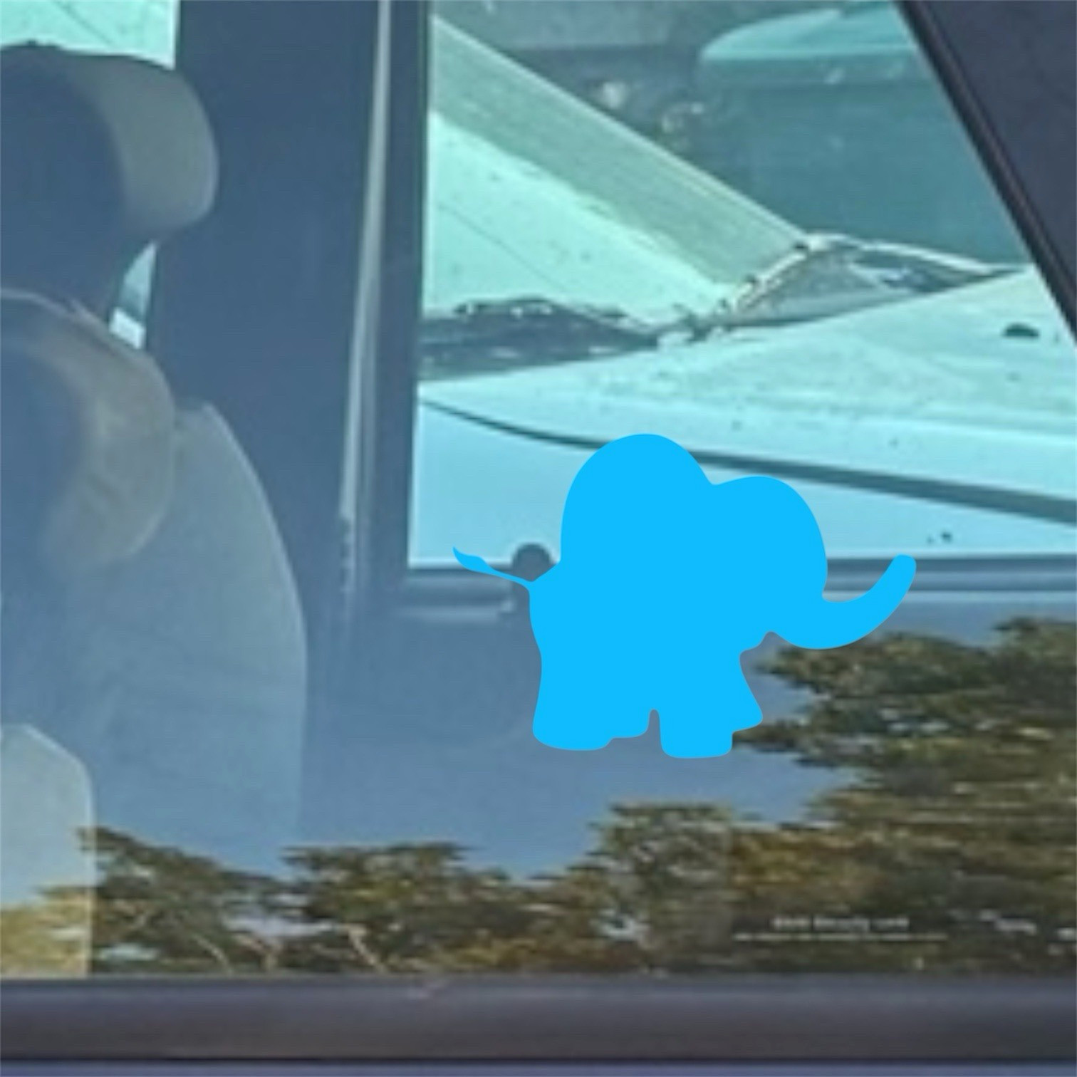 Baby Elephant Decal for car Windows Laptops most Smooth Surfaces