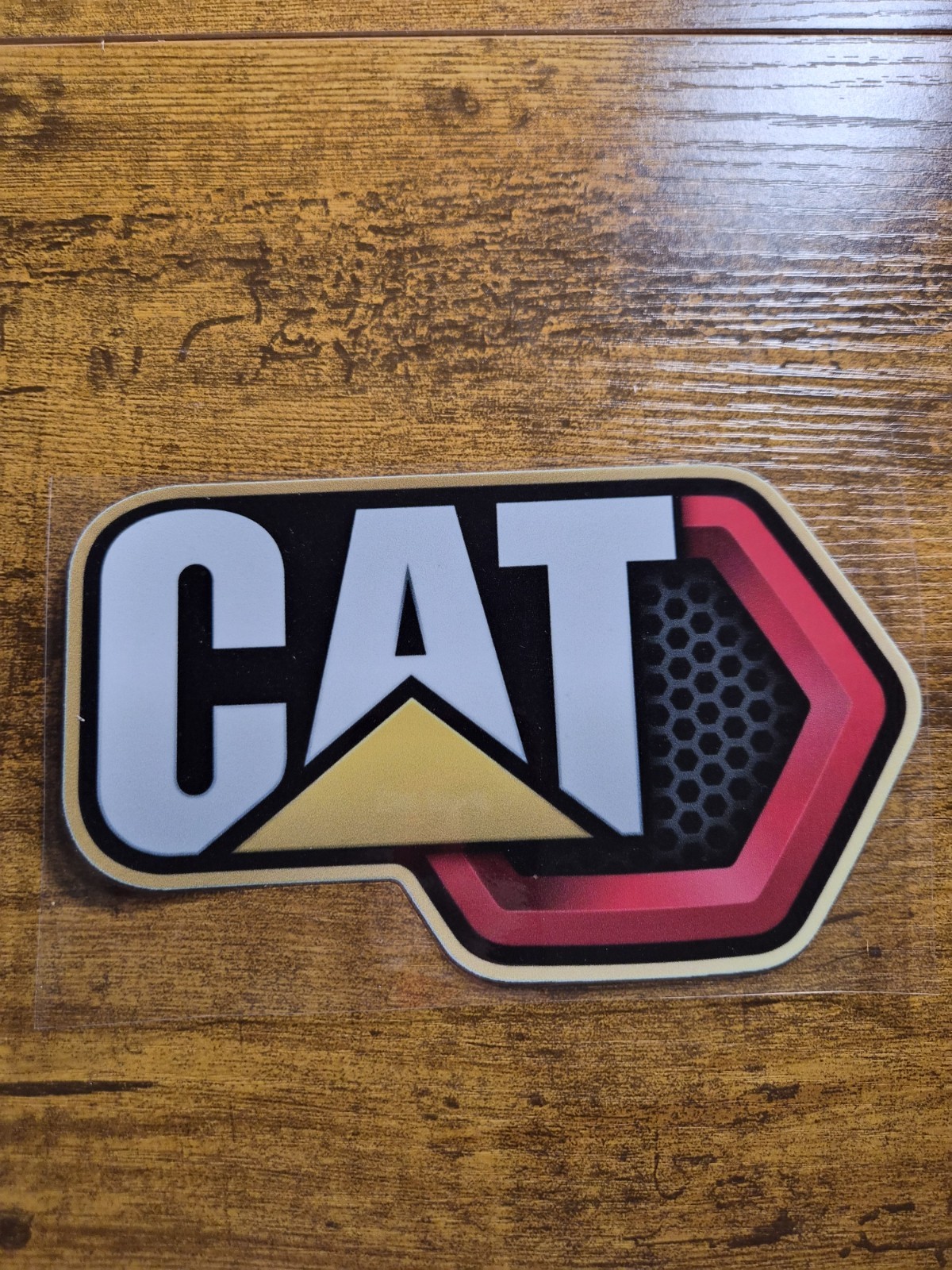 CAT HEAVY EQUIPMENT UV DTF Decal Sticker waterproof USA NOT VINYL
