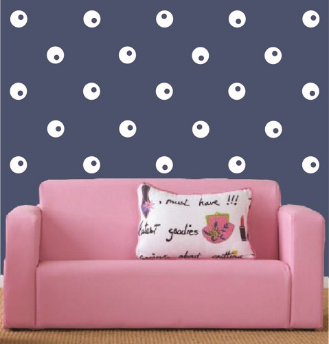 Vinyl Decal Confetti Polka Dots Circles 4×4 Set of 50 Room Wall Sticker 713