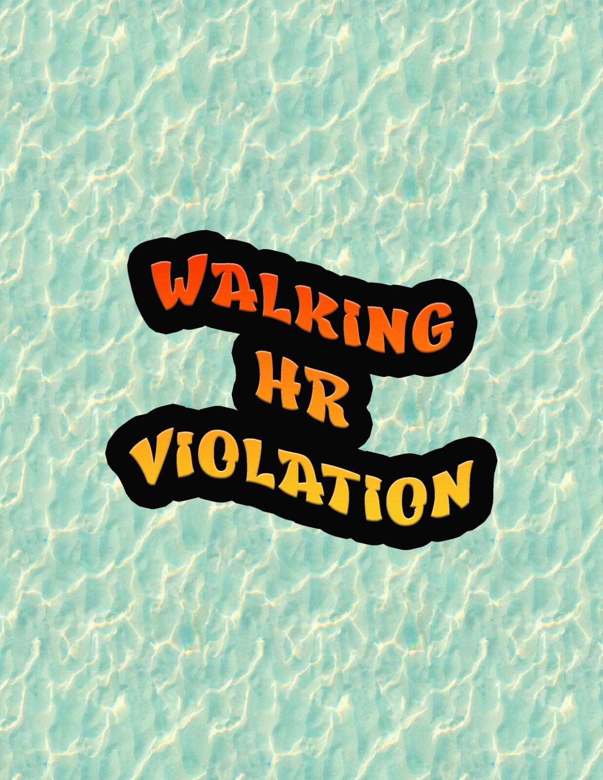 Walking HR Violation – vinyl decal sticker – many sizes available