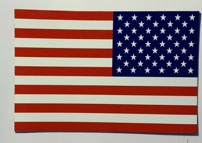 american flag magnet reverse direction car magnet 4" x 6" car truck flag magnet