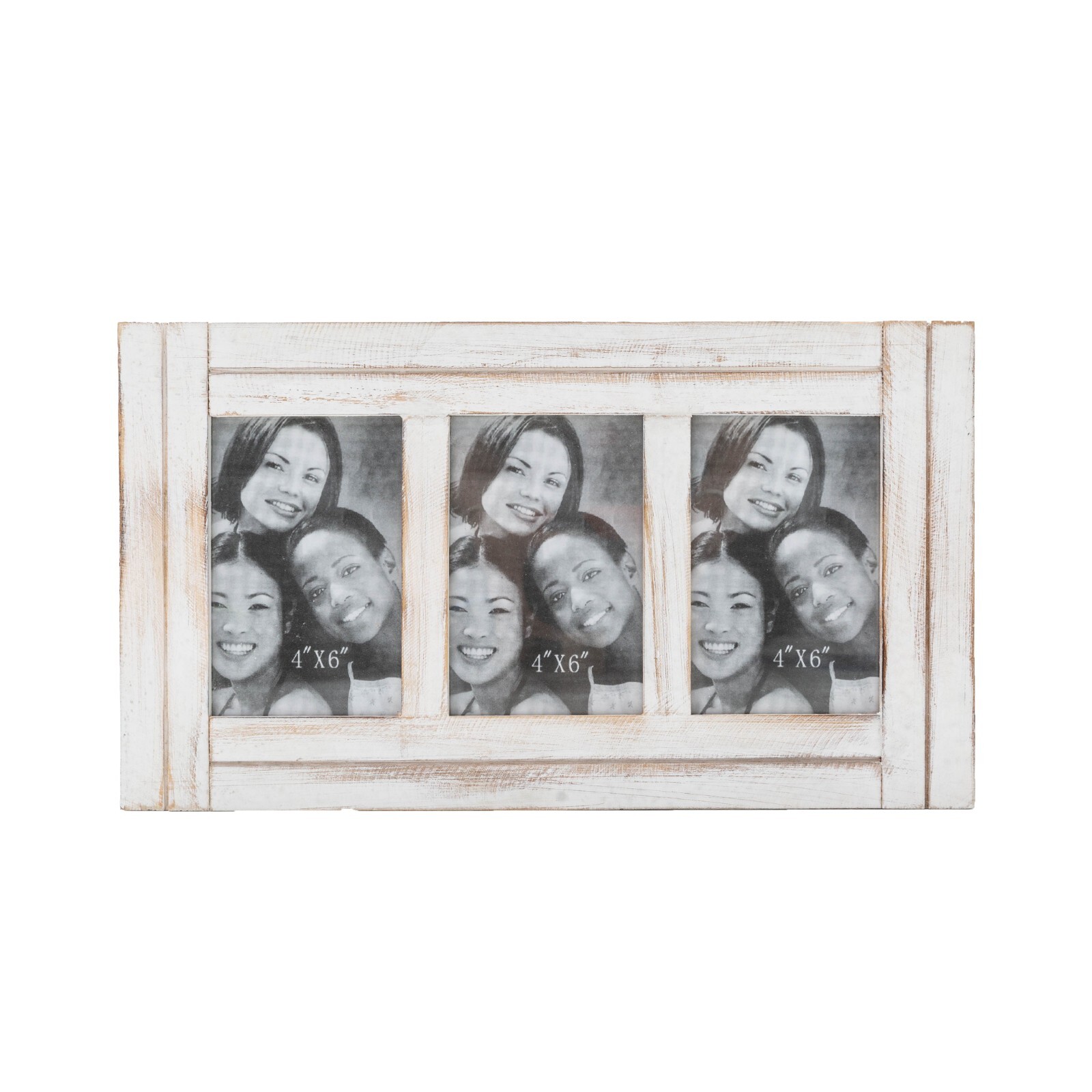Wall display white frames can be displayed vertically or horizontally