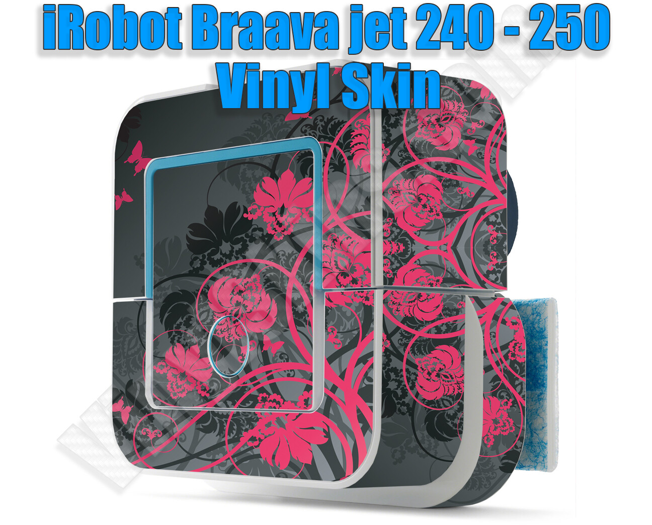 Any 1 Vinyl Custom Skin / Decal for the iRobot Braava jet 240-245 -Free Shipping