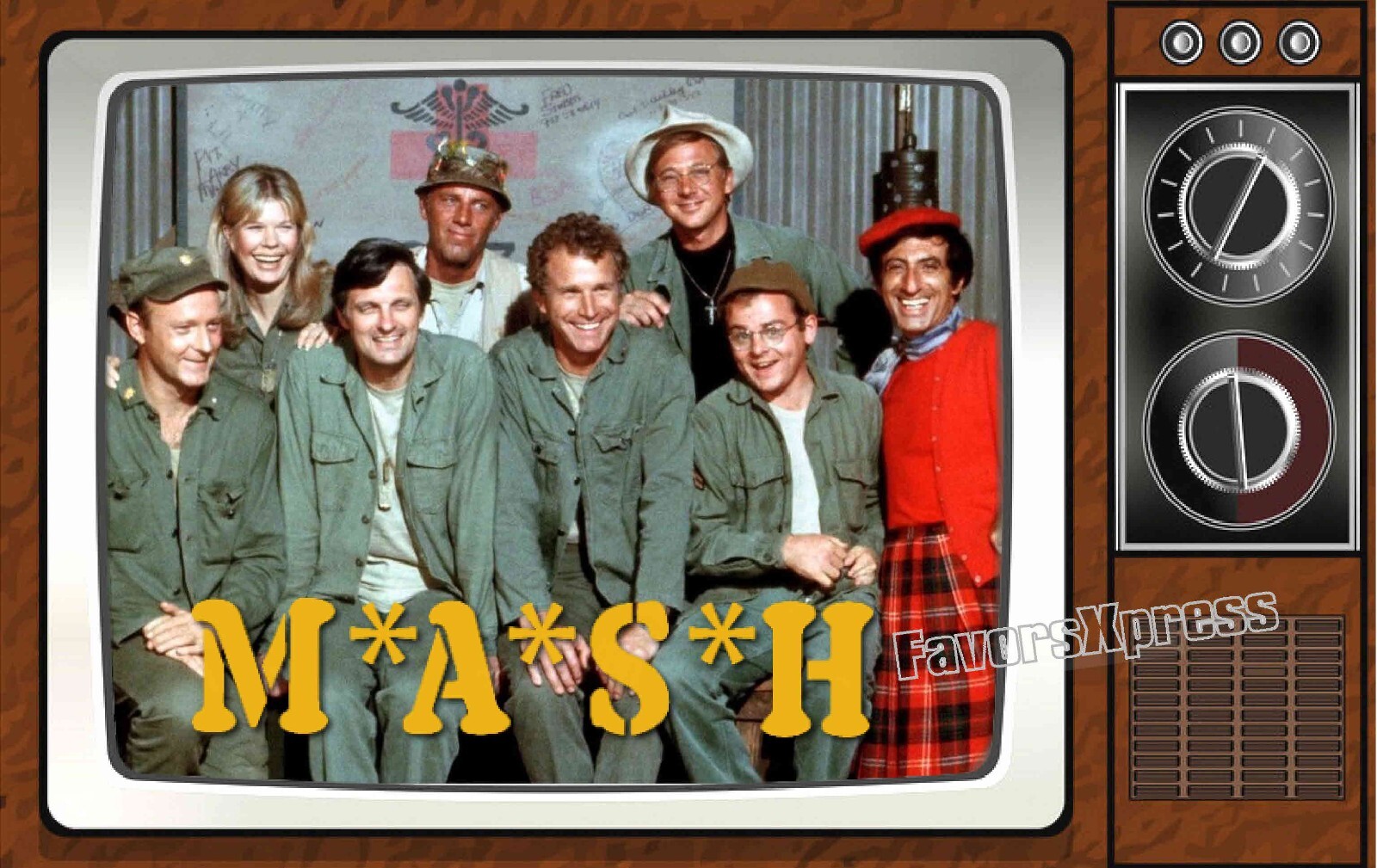 MASH Classic TV Show PHOTO MAGNET 4 X 2.5 INCHES