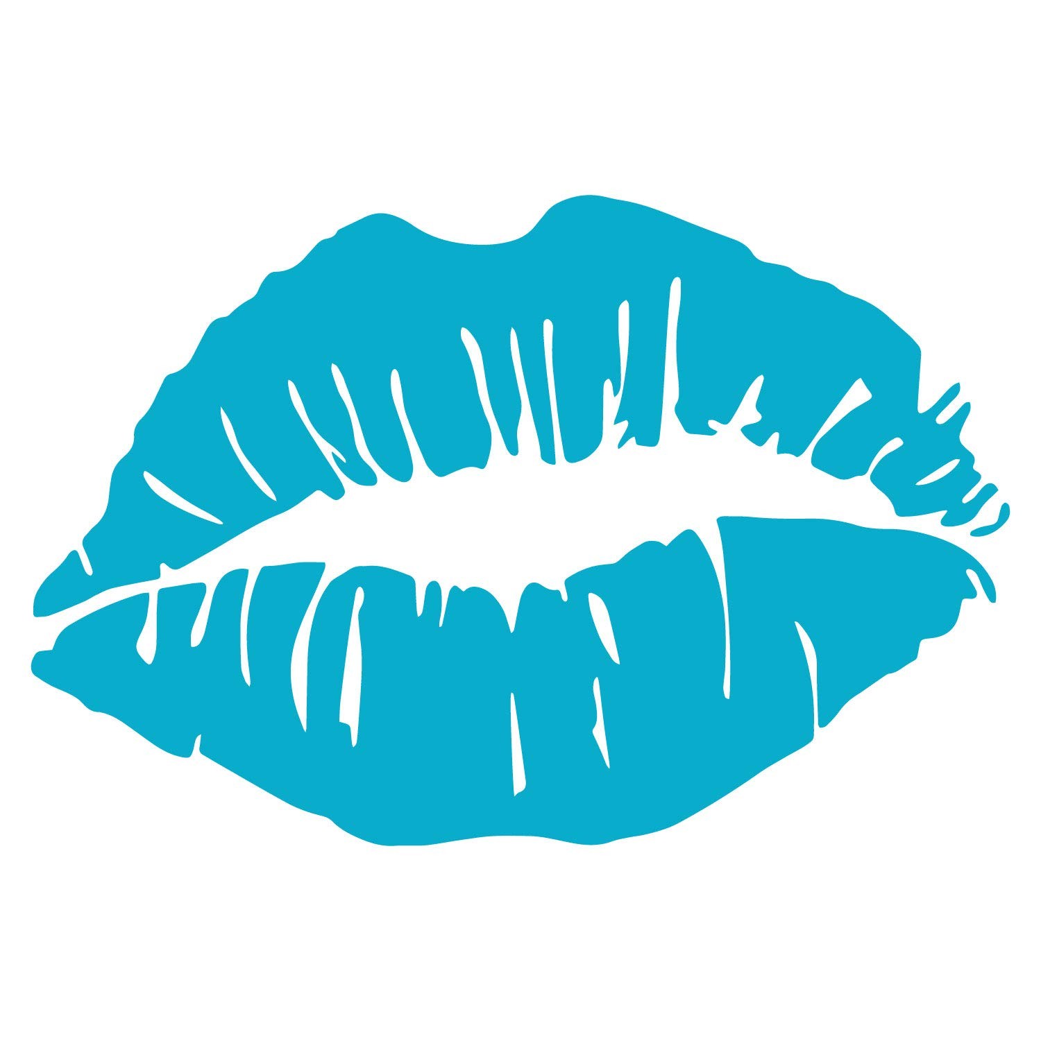 Lips Kiss Mouth Vinyl Decal Sticker Car Window Bumper Die Cut 5.5-Inches Prem…