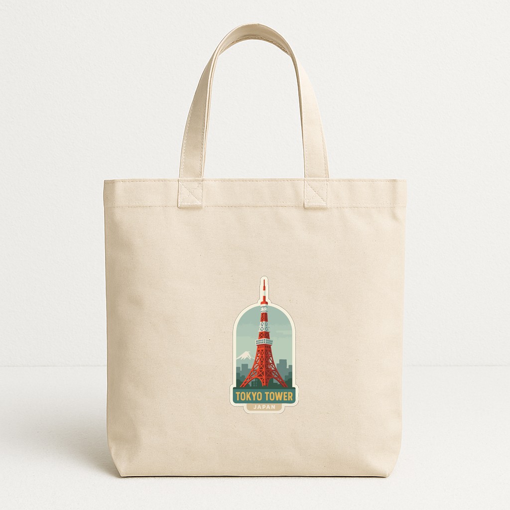 Tokyo Tower Japan Iron On Heat Transfer Vinyl HTV Die-Cut Symbolic Landmark