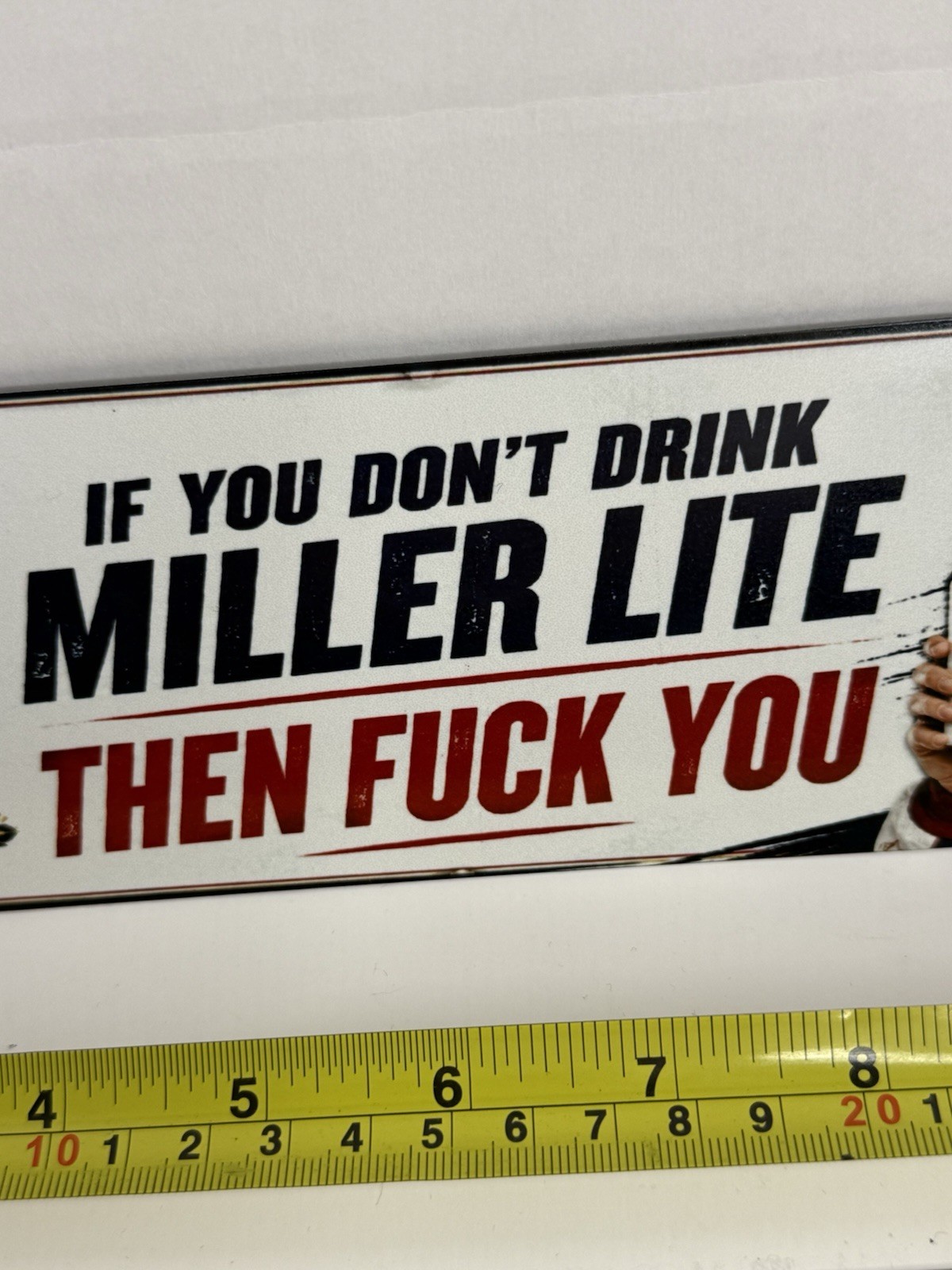 Miller Lite Ricky Bobby If You Don’t Drink Aluminum Sign shop Deck mancave