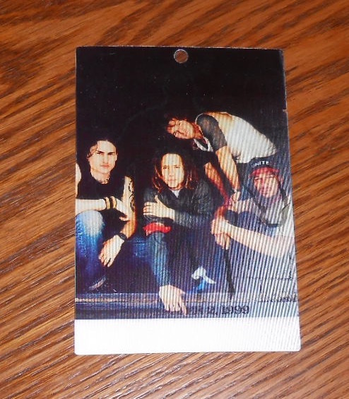 Rage Against the Machine Pass Card 1999 Lenticular Promo 4.5×3