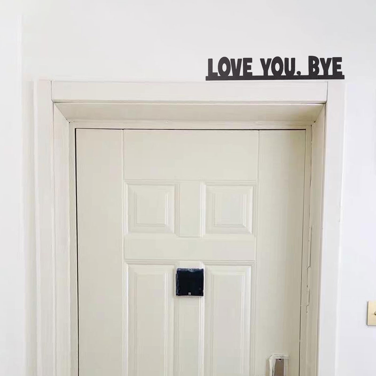Aesthetic Wooden Wall Decoration with Humor Perfect for Home Entrances
