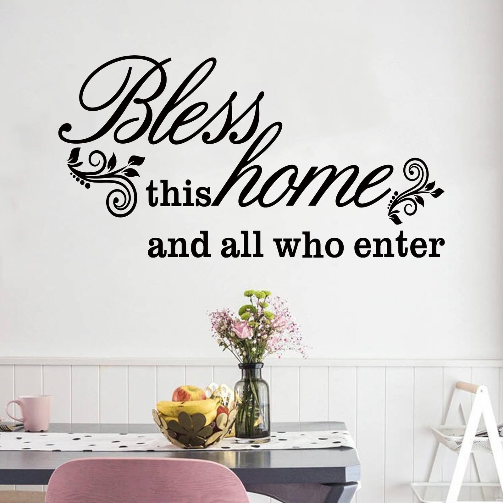 Inspirational Quotes Family Wall Stickers: Home Living Room Bedroom Vinyl Art…