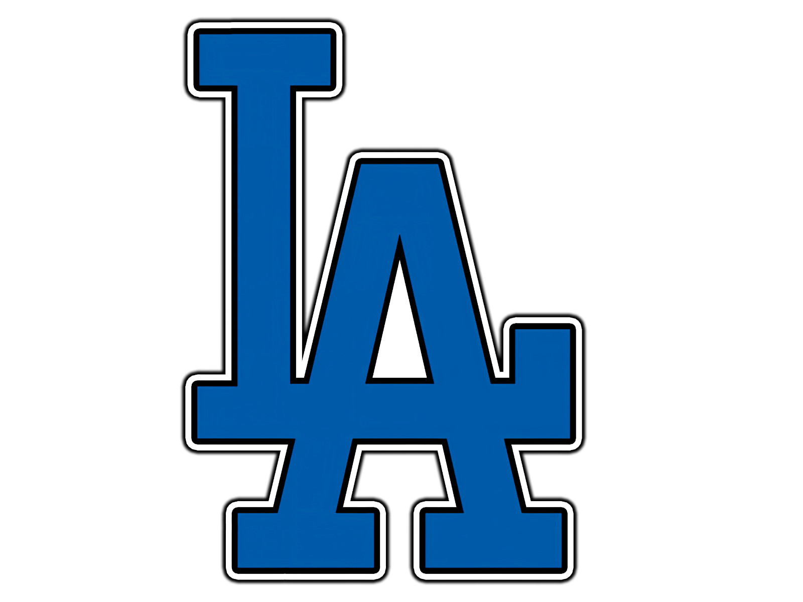 #180 Los Angeles Dodgers LA Logo MLB Waterproof Vinyl Sticker Decal Die-Cut