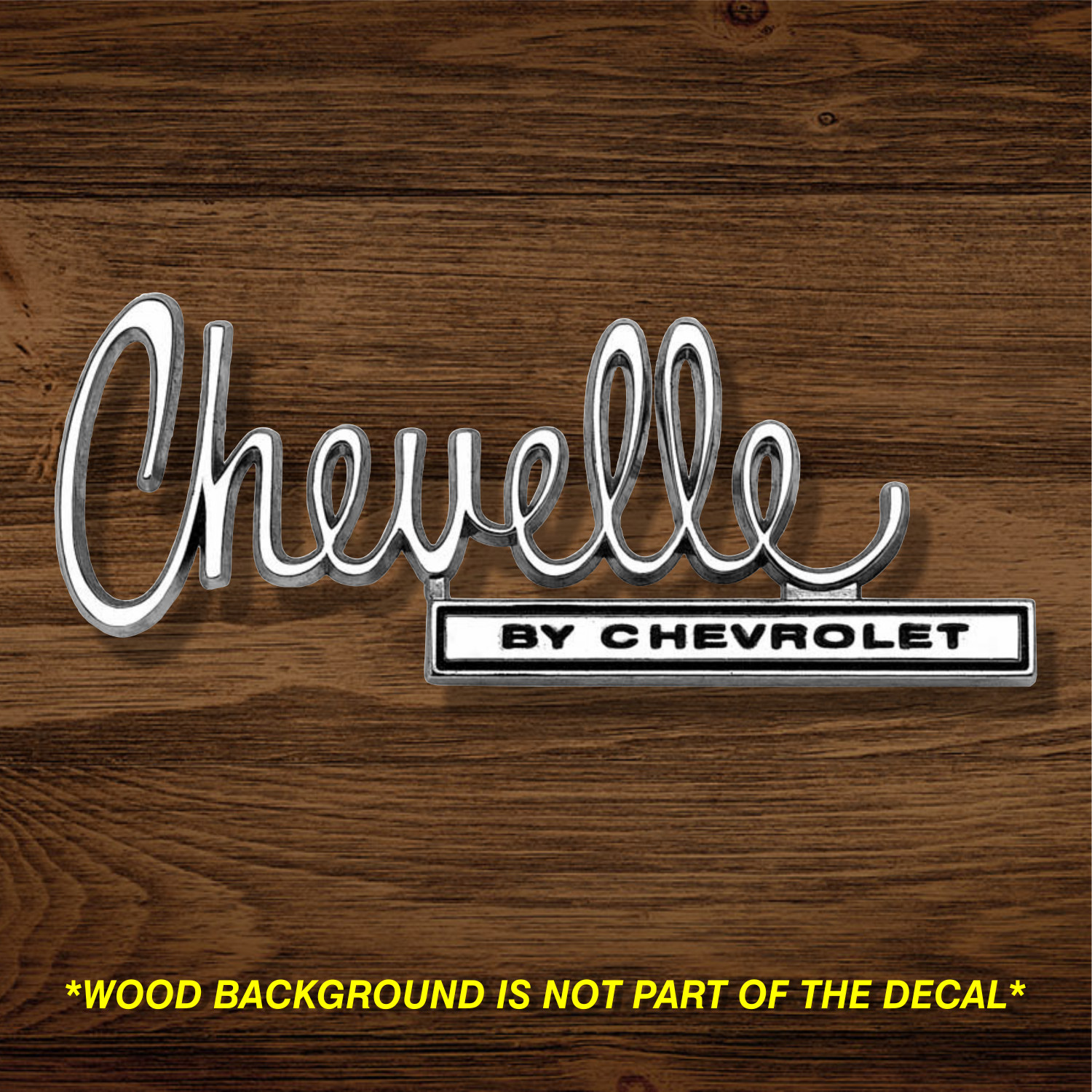 Vintage Chevrolet Chevy Chevelle SS Badge Vinyl Decal Sticker Free Shipping