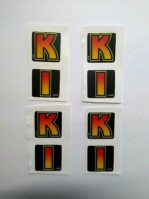 Kiss Pinball Machine KIKI Decals Set Of (8) Items For Drop Target Bank