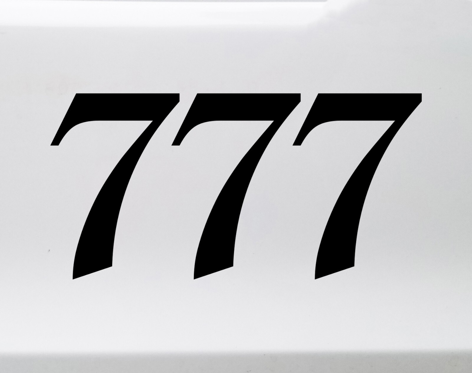 777 Angel Number Vinyl Decal V1 – Luck Spiritual Guardian – Die Cut Sticker