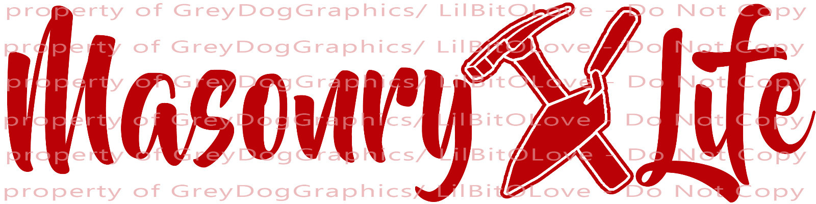 Masonry Life Vinyl Decal Brick Stone Layer Stonemason Bricklayer Sticker