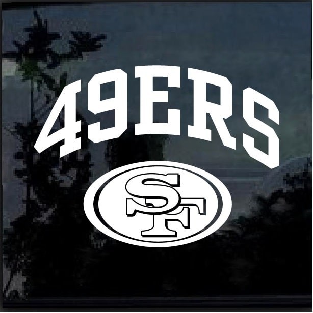 San Francisco 49ers NFL Football Vinyl Die Cut Car Decal Sticker–FREE SHIPPING