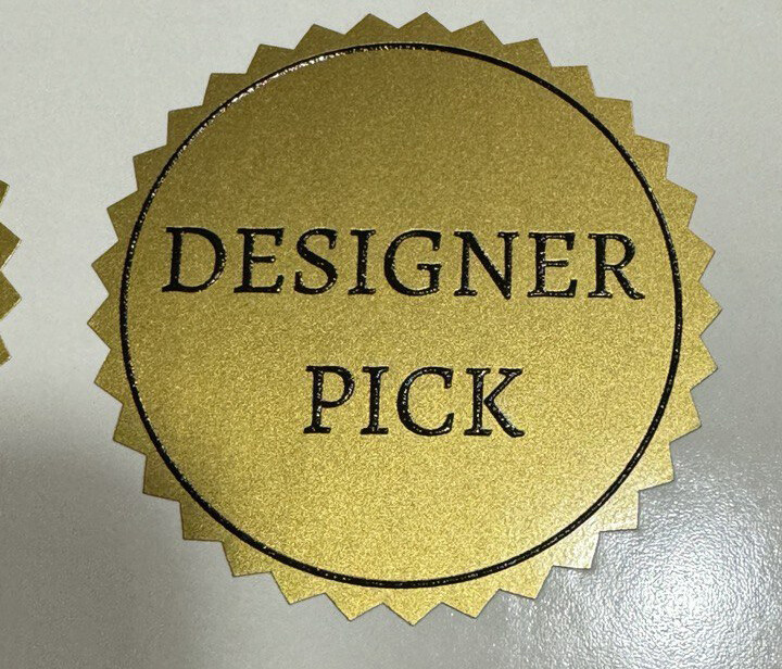 Custom Waterproof Metallic Gold Stickers Custom Gold Foil Labels Gold Stickers