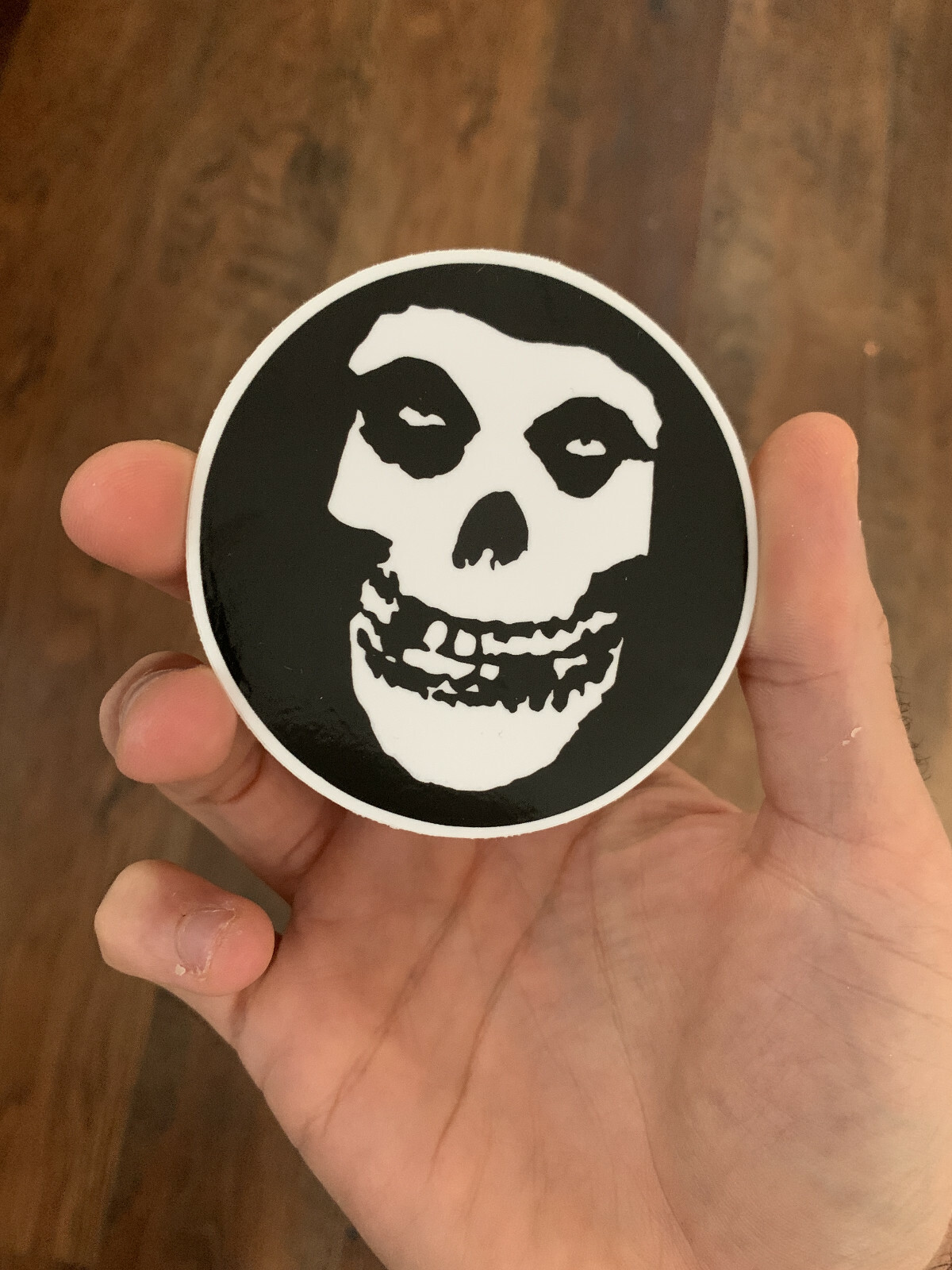 Misfits Skull Music Premium Vinyl Decal Sticker 3 inches Free Shipping Punk Rock