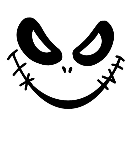 Monster Face Vinyl Decal Sticker Car Truck Halloween Scary Spooky
