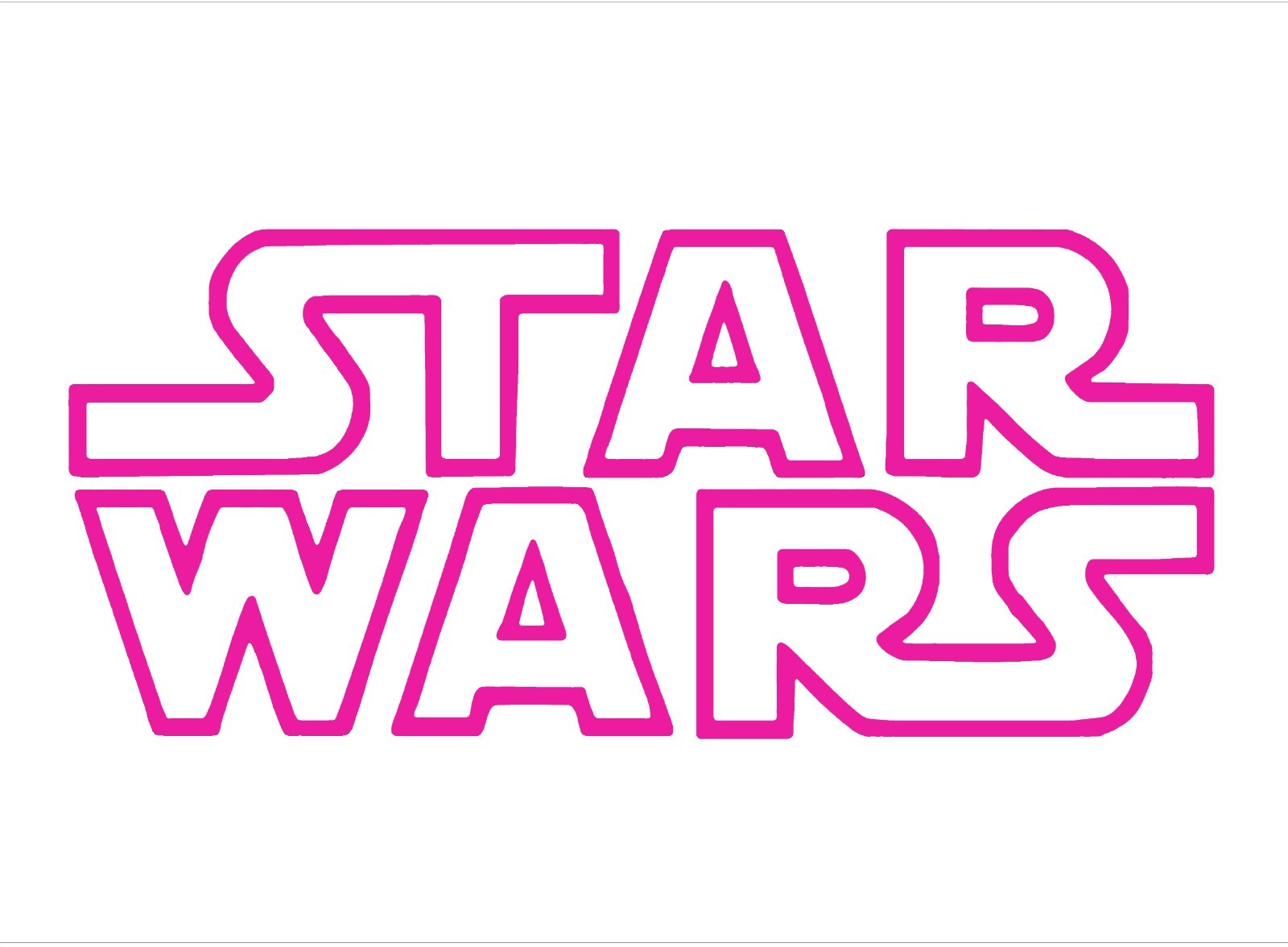 STAR WARS LOGO, Decal Stickers for Cars, Windows, Laptops, Wall, Tablets.
