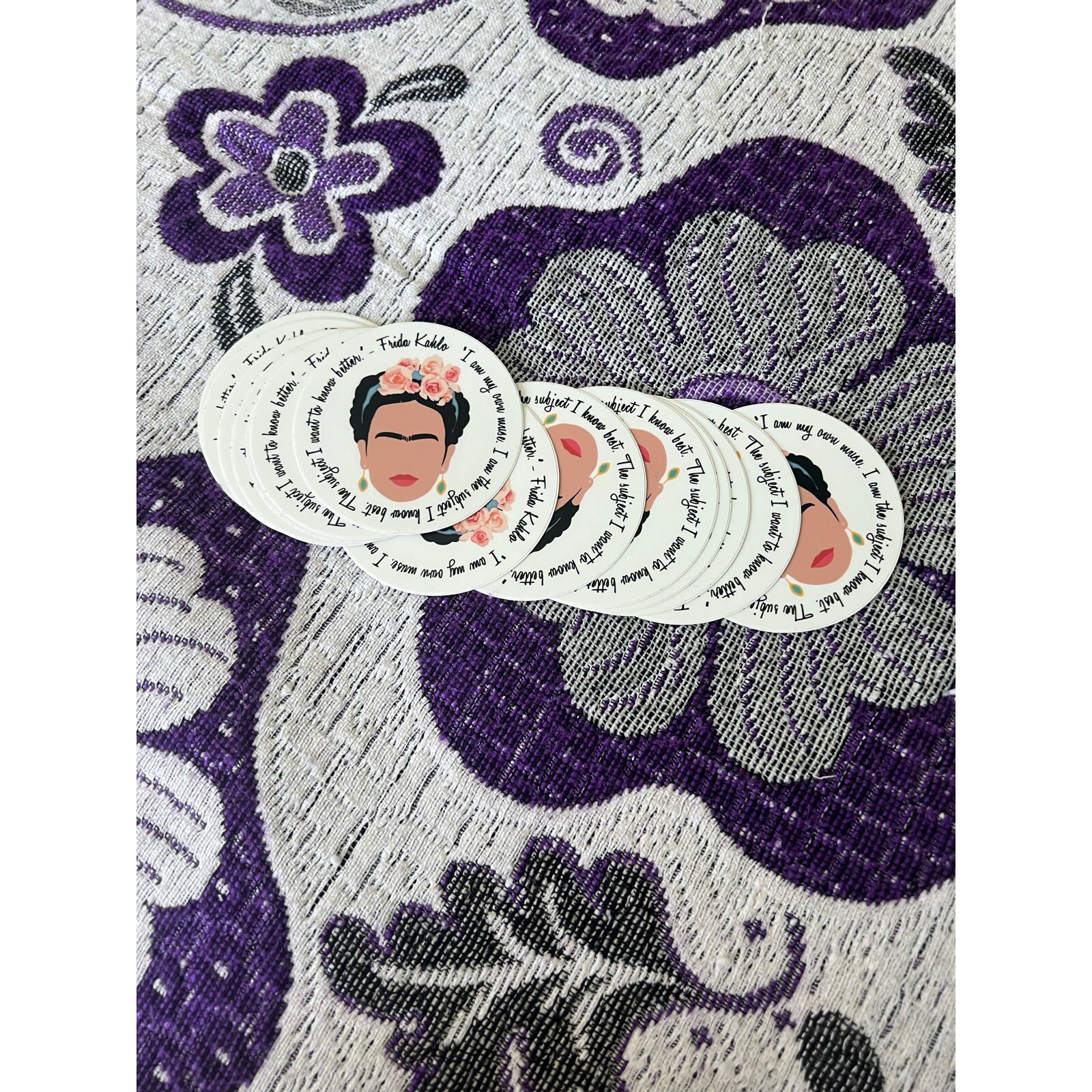 Frida Kahlo Sticker Water Bottle Sticker