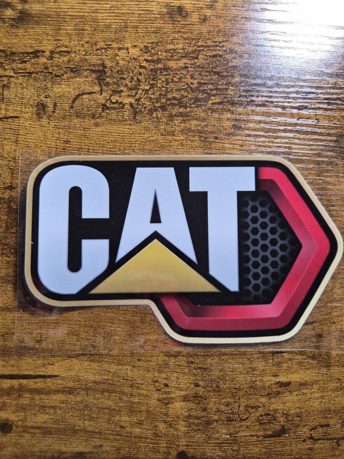 CAT HEAVY EQUIPMENT UV DTF Decal Sticker waterproof USA NOT VINYL