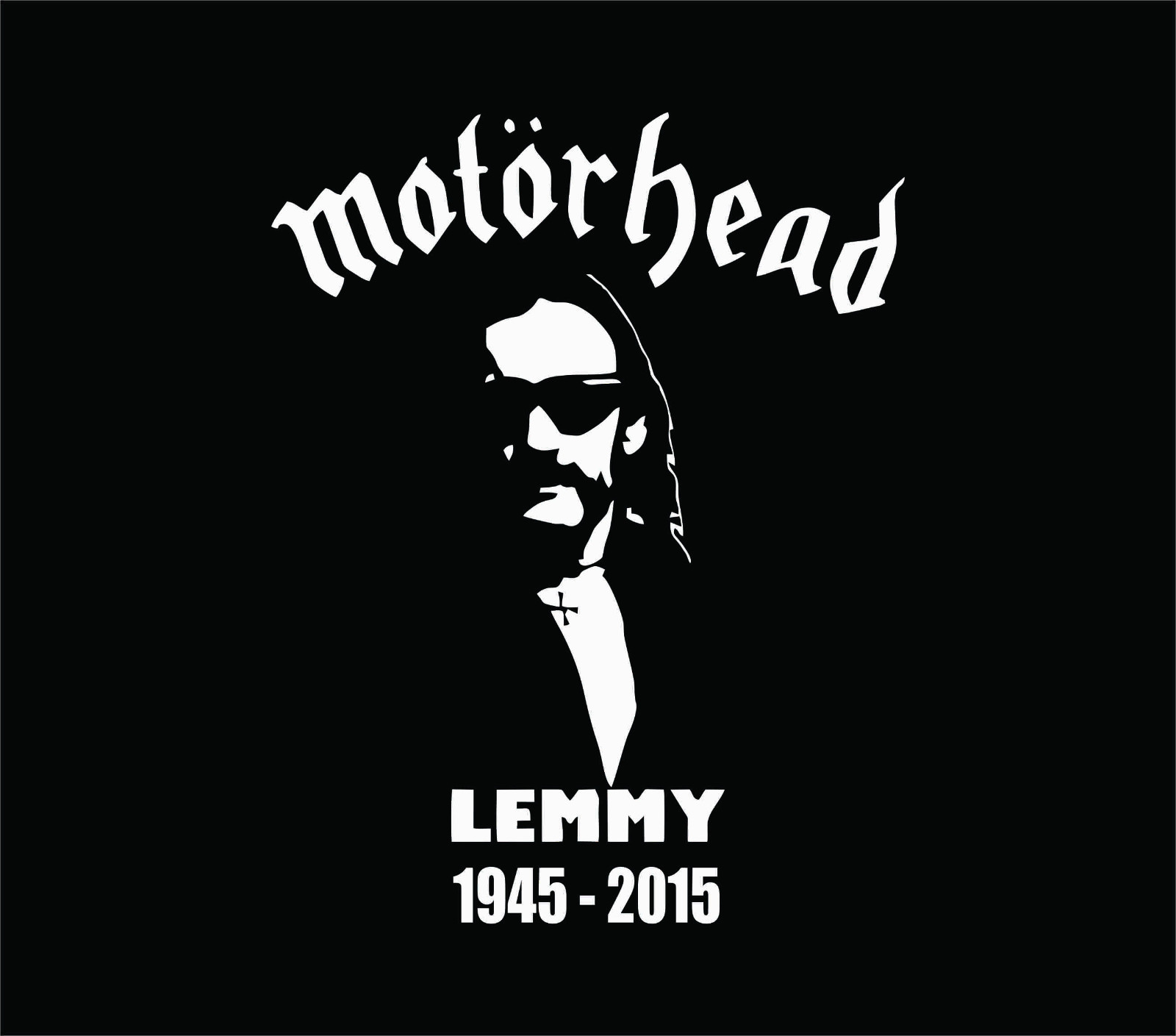 LEMMY Memorial Decal Vinyl Die Cut Sticker Motorhead