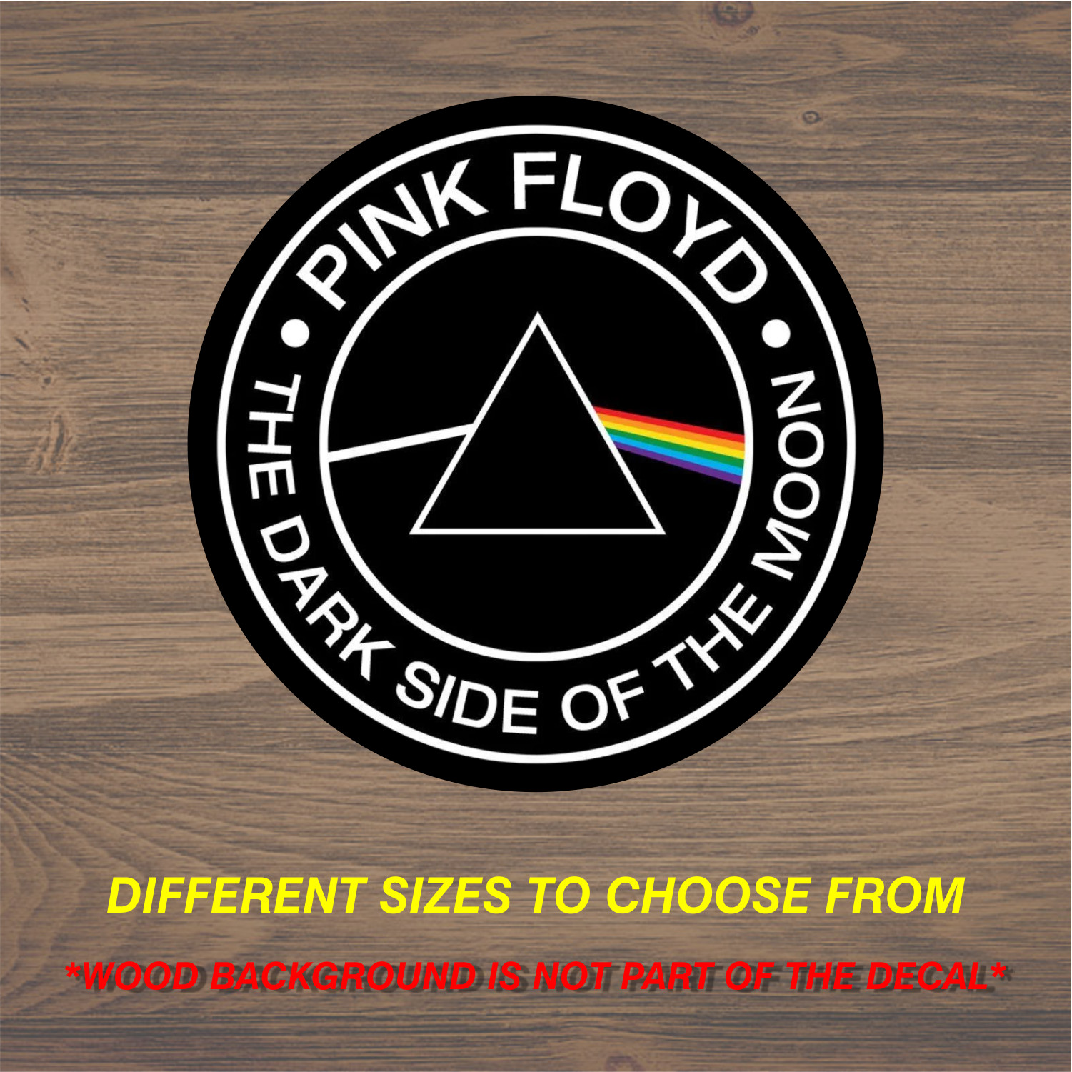Pink Floyd The Dark Side of the Moon Vinyl Decal Sticker
