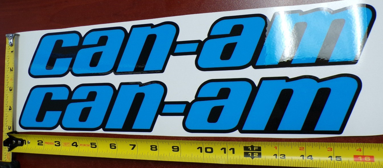 CAN-AM MAVERICK X3 R GRAPHIC DECAL STICKER USA MADE BLUE SOLID THICK