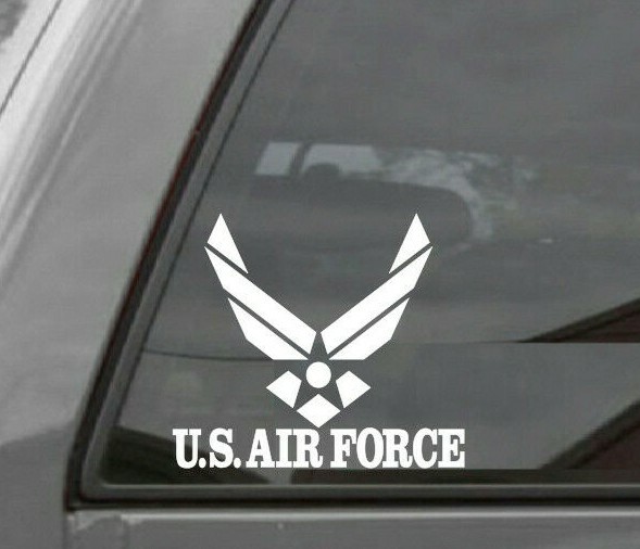 UNITED STATES AIR FORCE Vinyl Window Decal USAF