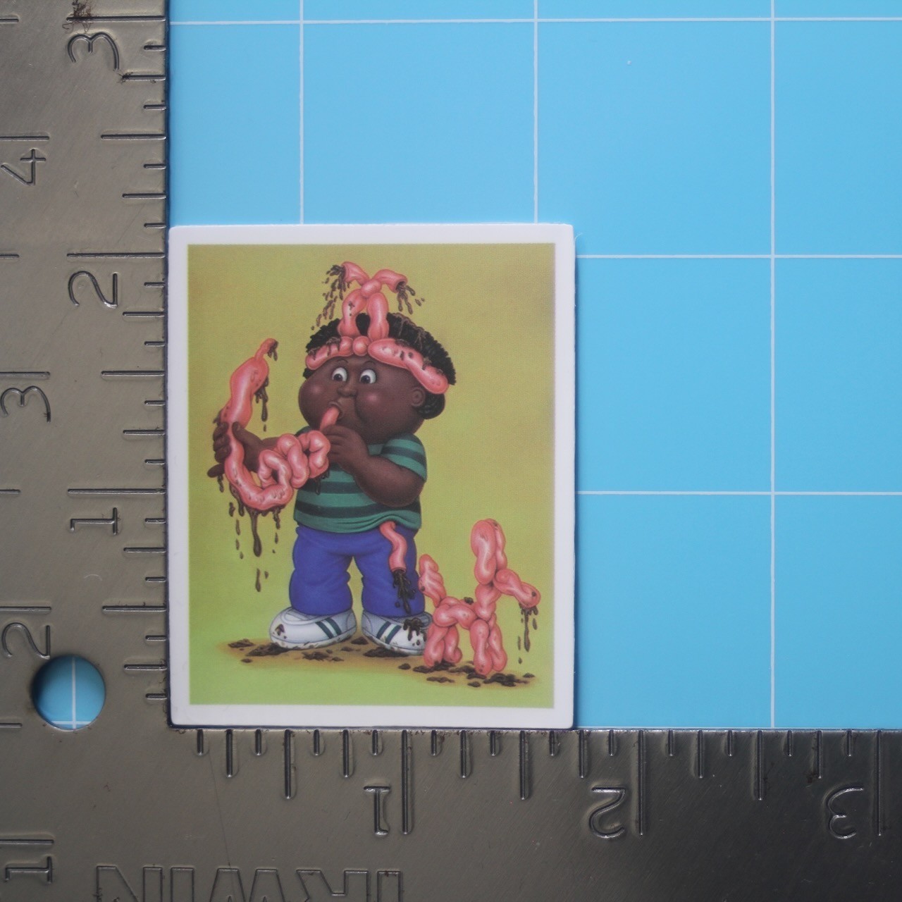 Garbage Pail Kids Sticker (BALLOON GARY) GPK Funny Gross, Gloss PVC Decal
