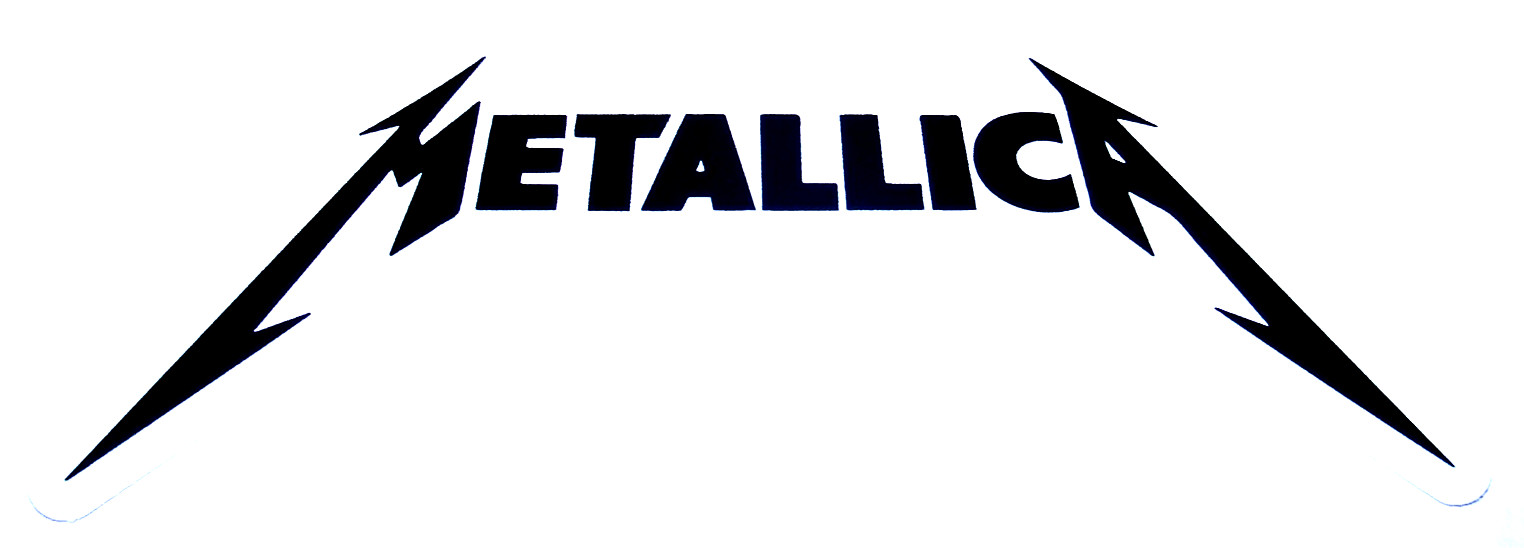 METALLICA – Logo LARGE Die Cut Sticker Decal Official Heavy Metal Band Metallica