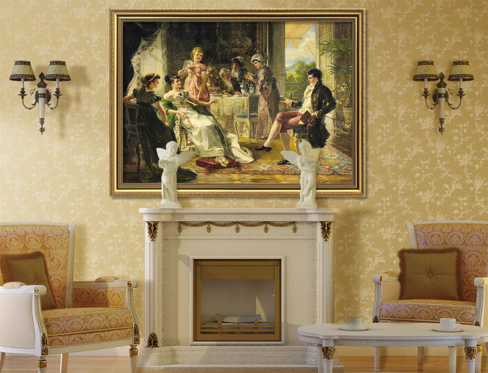 3D Warm Party 5 Framed Poster Home Decor Print Painting Art AJ WALLPAPER