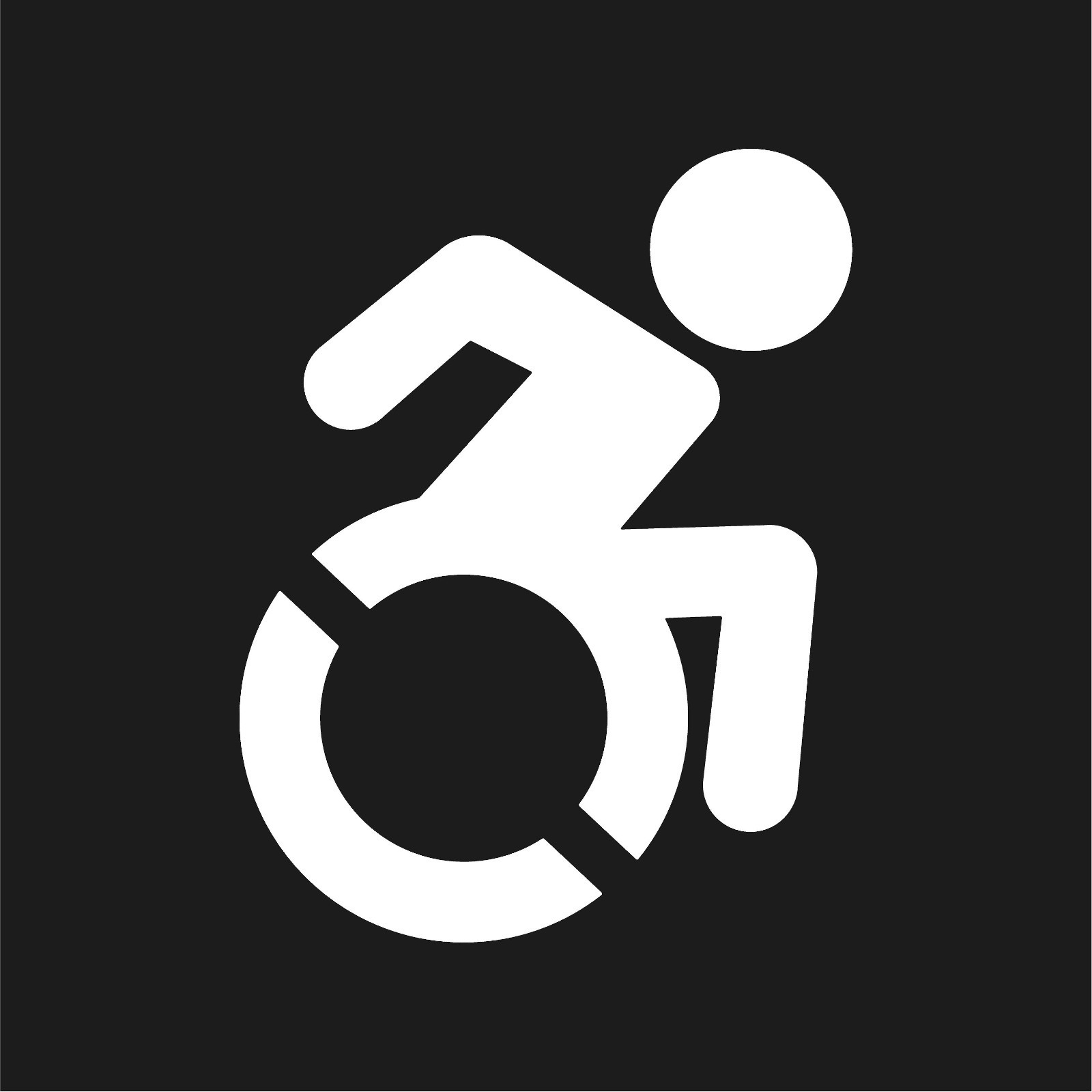 Accessibility Handicap Symbol Vinyl Sticker Decal Wheelchair ISA Accessible Icon