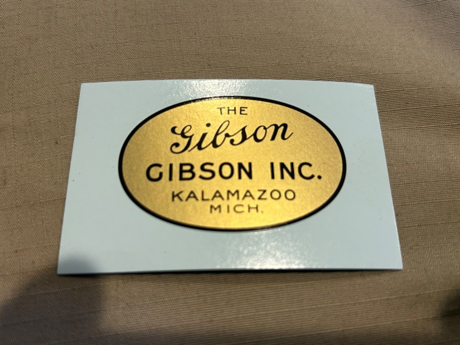 Gibson prewar sub-Mastertone Banjo rim Waterslide Decal