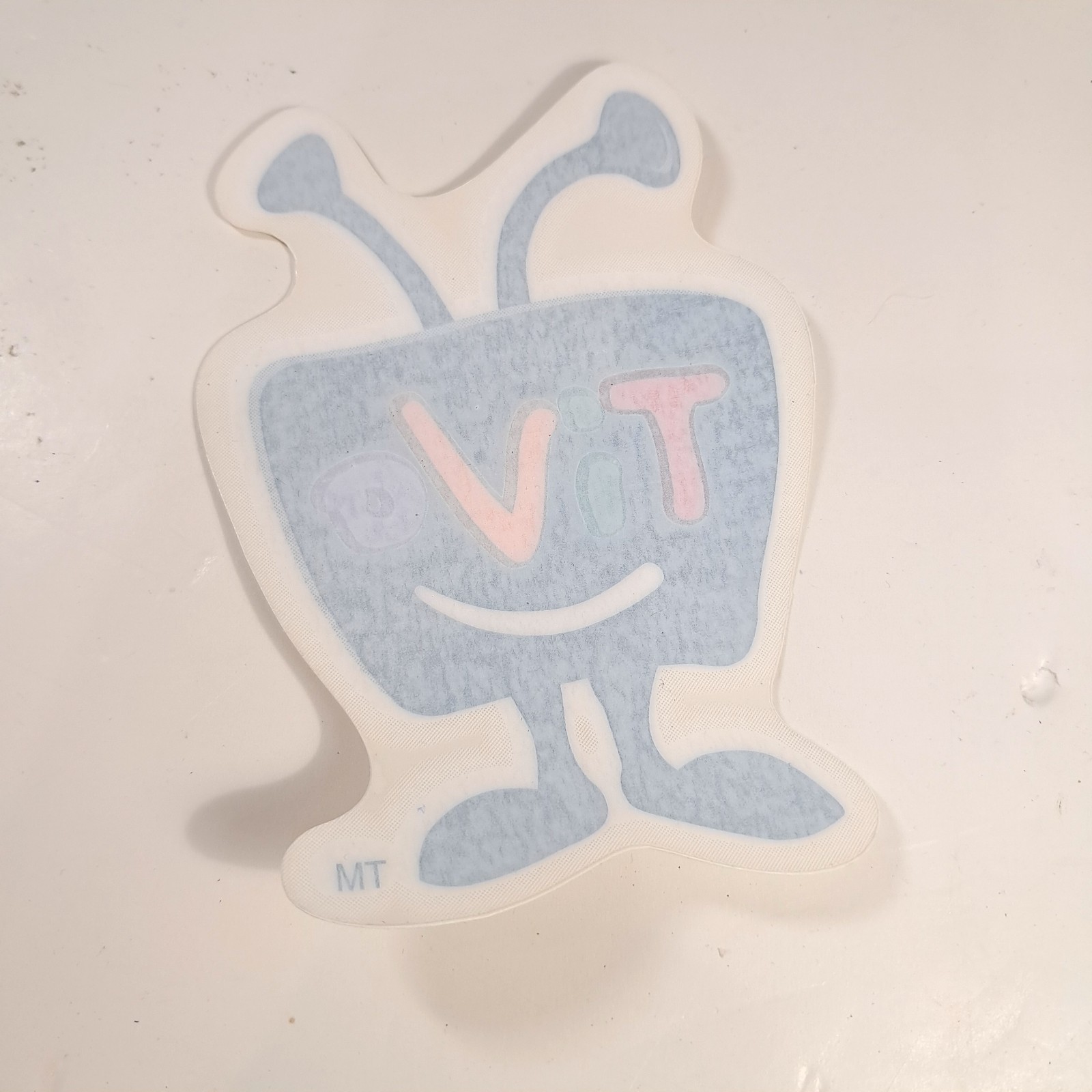 Vintage TIVO animated figure Decal Backward Sticker for Window Cling icon mascot
